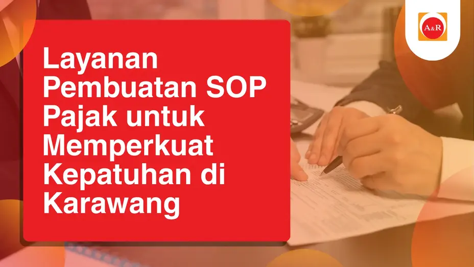 Ilustrasi layanan pembuatan SOP pajak